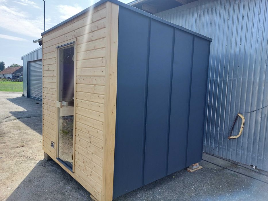 Sauna ogrodowa zewnetrzna. Fińska, sucha