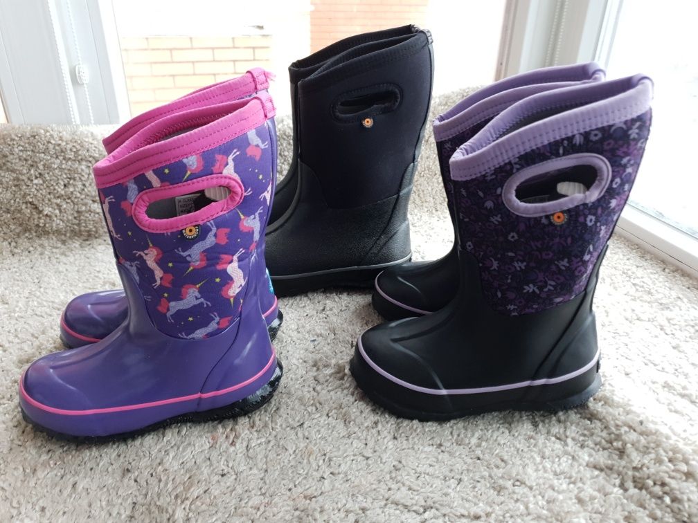 Дитячі чоботи BOGS Waterproof р 25-26 и 32-33 Детские термосапоги