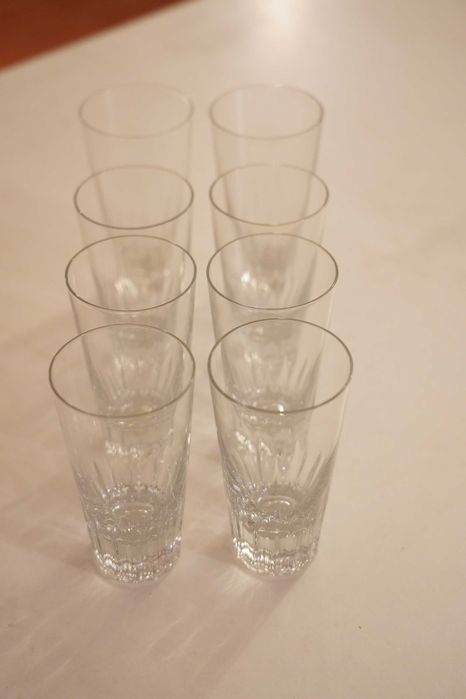 Conjunto de 8 copos altos (NOVOS)