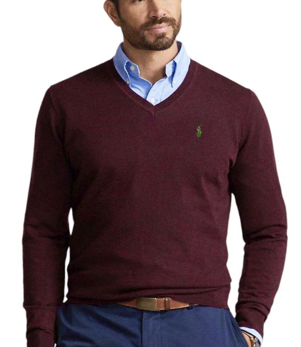 Светр джемпер  чоловічий polo ralph lauren вовна мериноса, оригінал