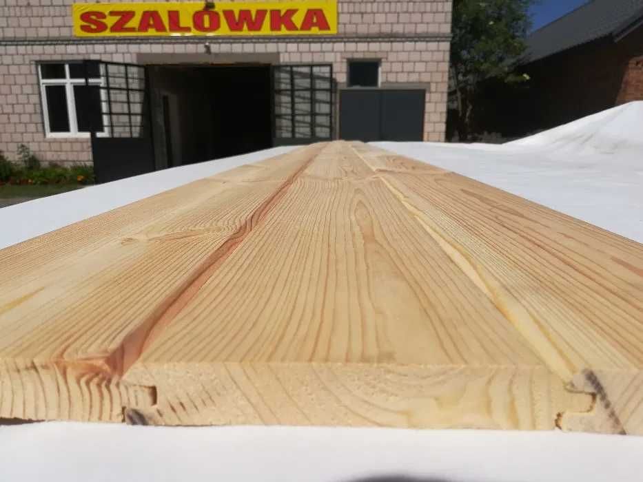 Deska elewacyjna Półbal z wałkiem Szalówka Podbitka