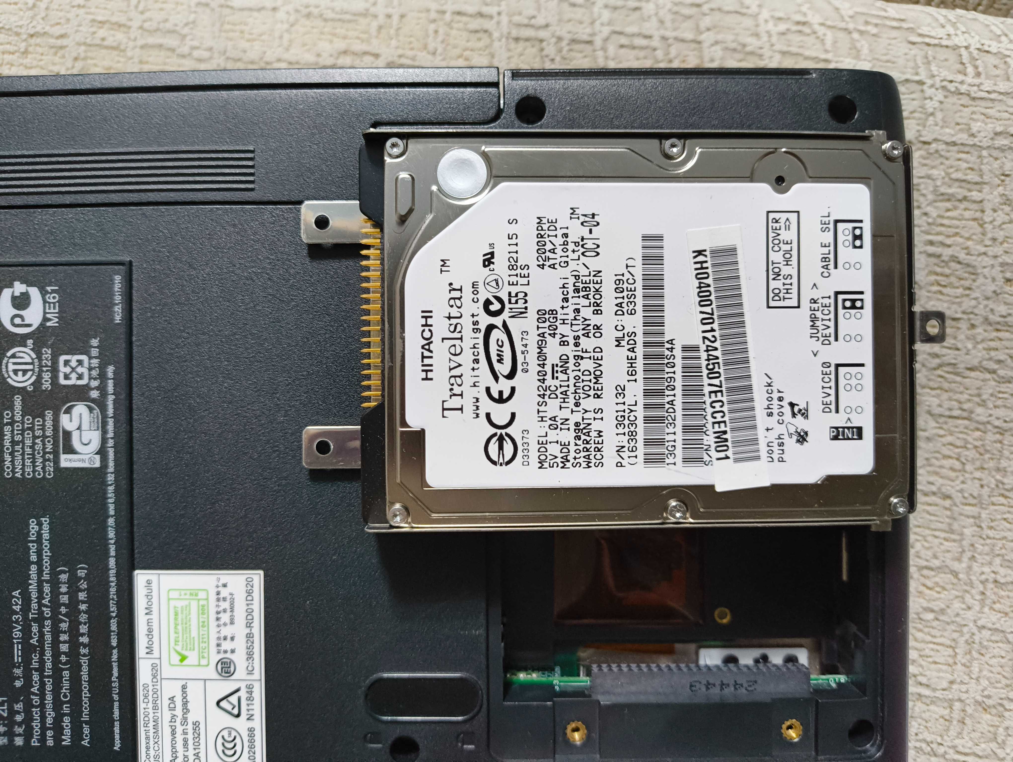 Acer TravelMate 4000 notebook
