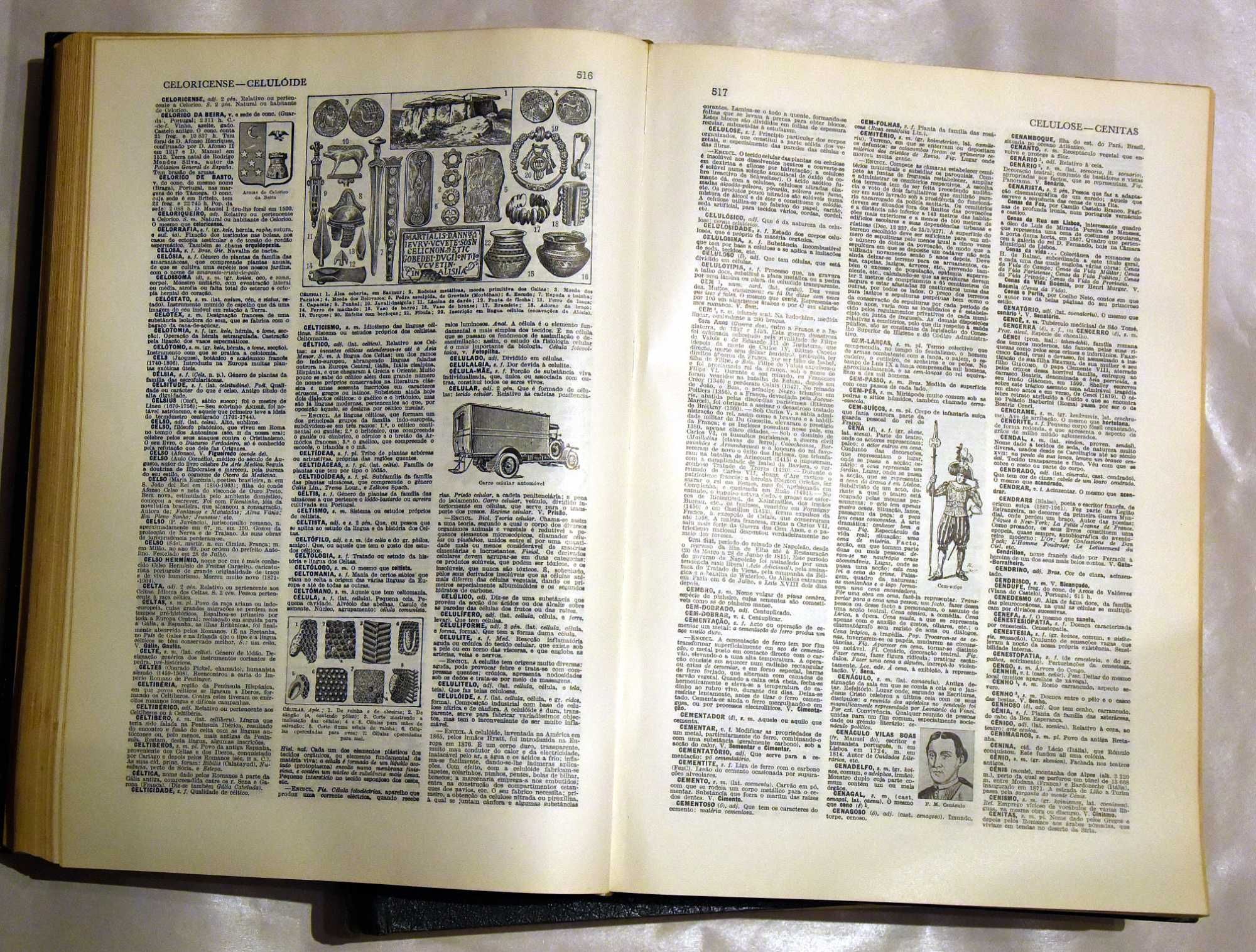 Livros Lello Uni. - Dicionário Enciclopédico Luso Brasileiro 2 Volumes