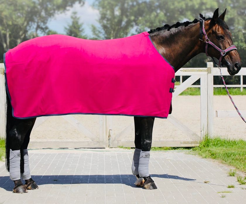 Derka polarowa ekona dla konia koni fioletowa 125