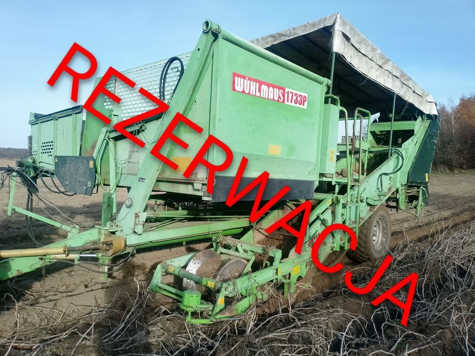 ZAREZERWOWANY Kombajn do ziemniaków wuhlmaus 1733 sortownia nie Grimme