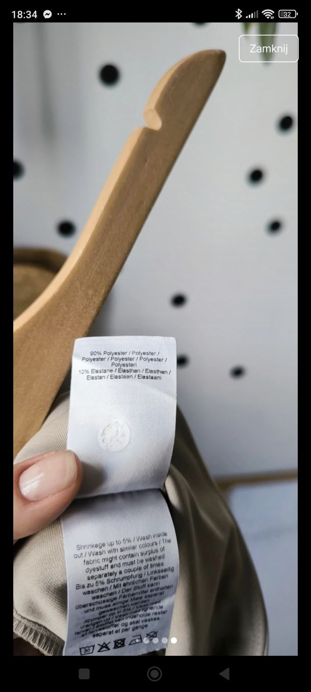 Xs/s beżowe popielate nude legginsy getry zamki suwaki premium