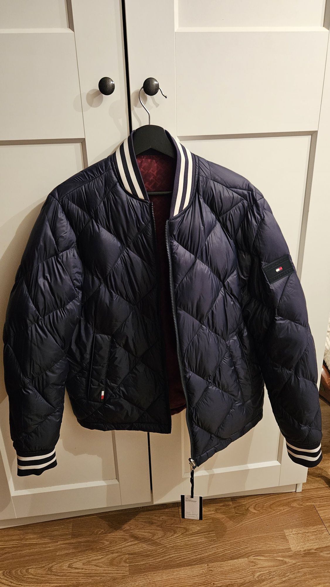 Tommy Hilfiger monogram versity bomber