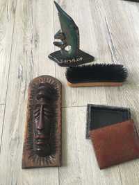 Taca drewniana ceramika boho styl, art deco, Home