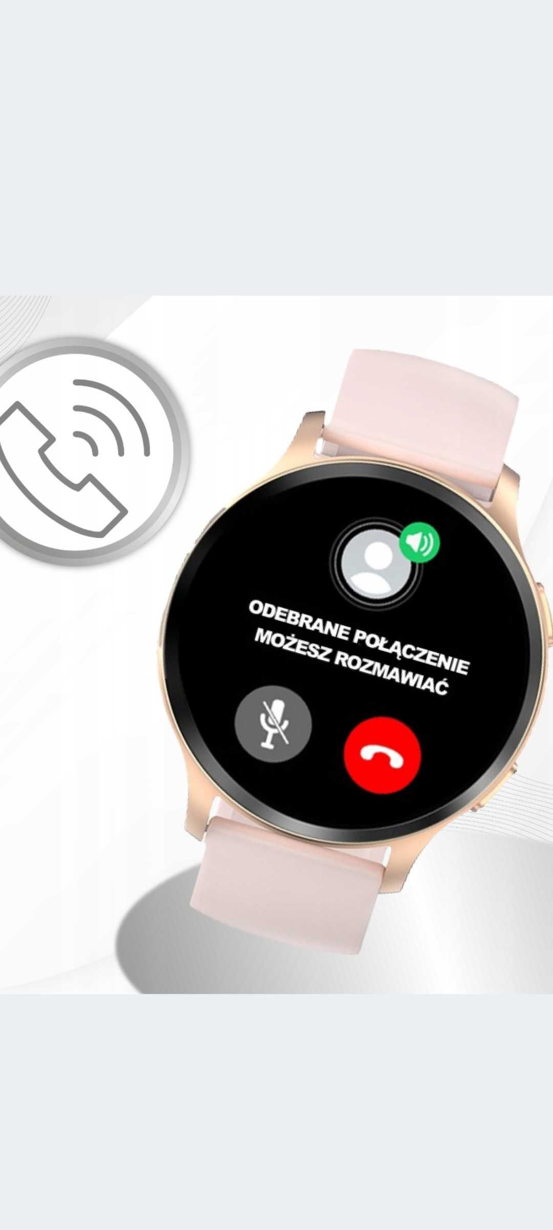 Smartwatch Linwear LW77 + 2 paski+szkło ochronne