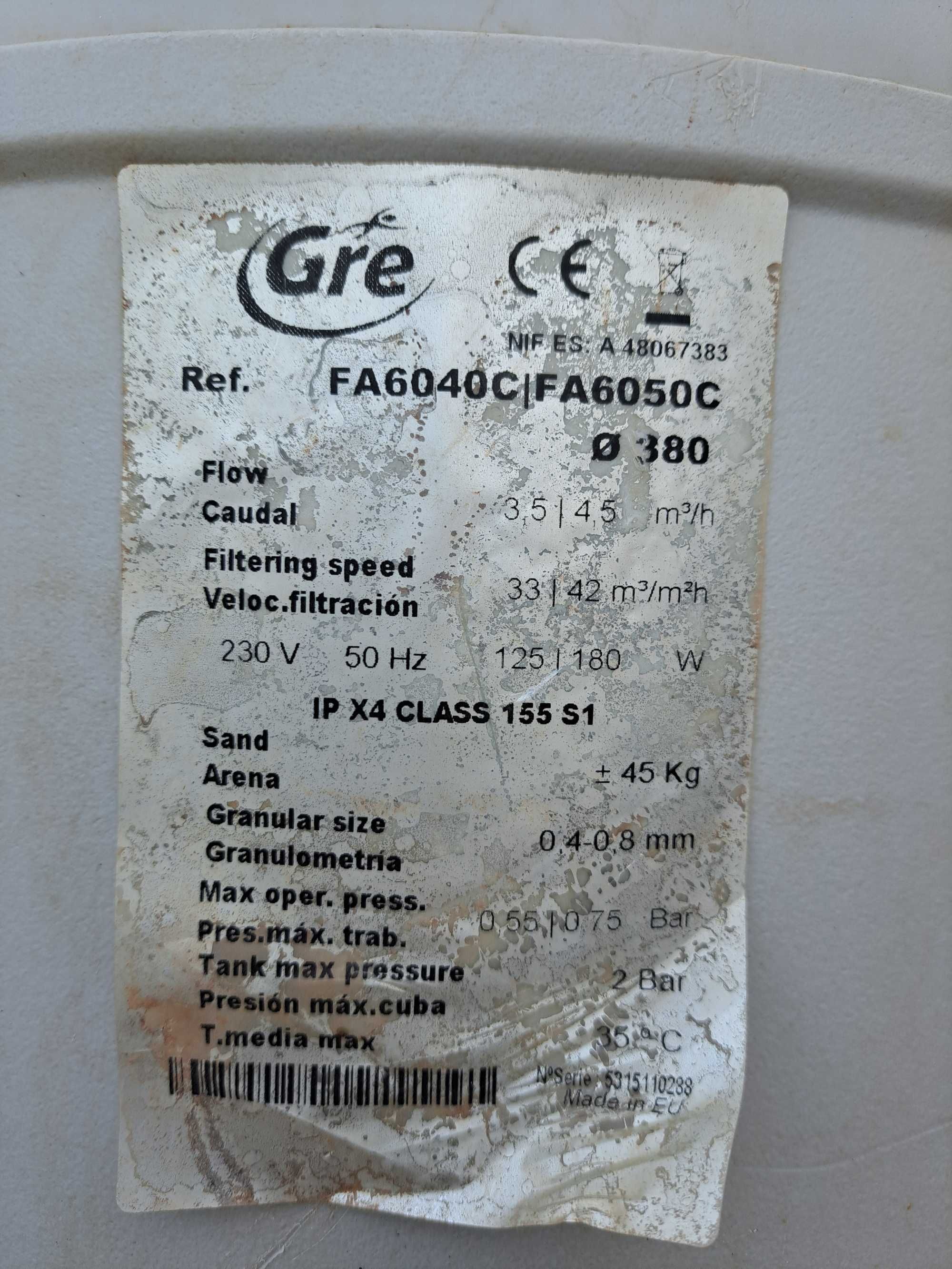 Motor de Piscina e filtro de areia