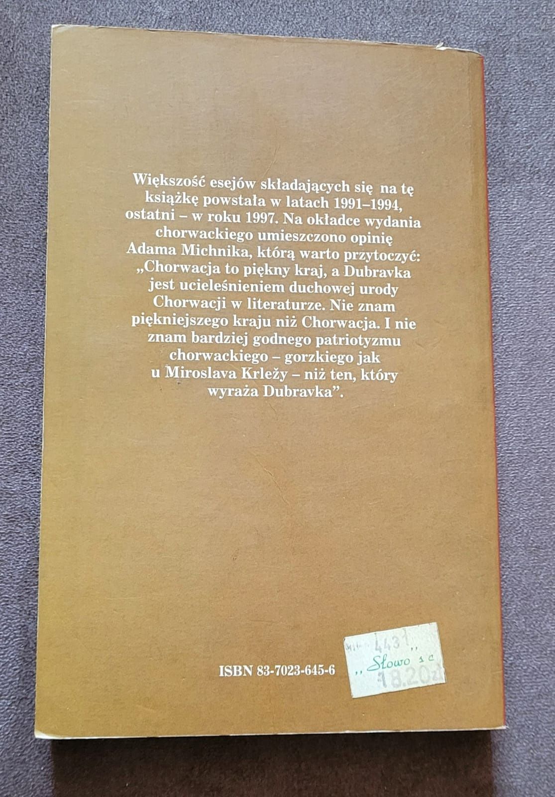 "Kultura Kłamstwa" Dubravki Ugrešić