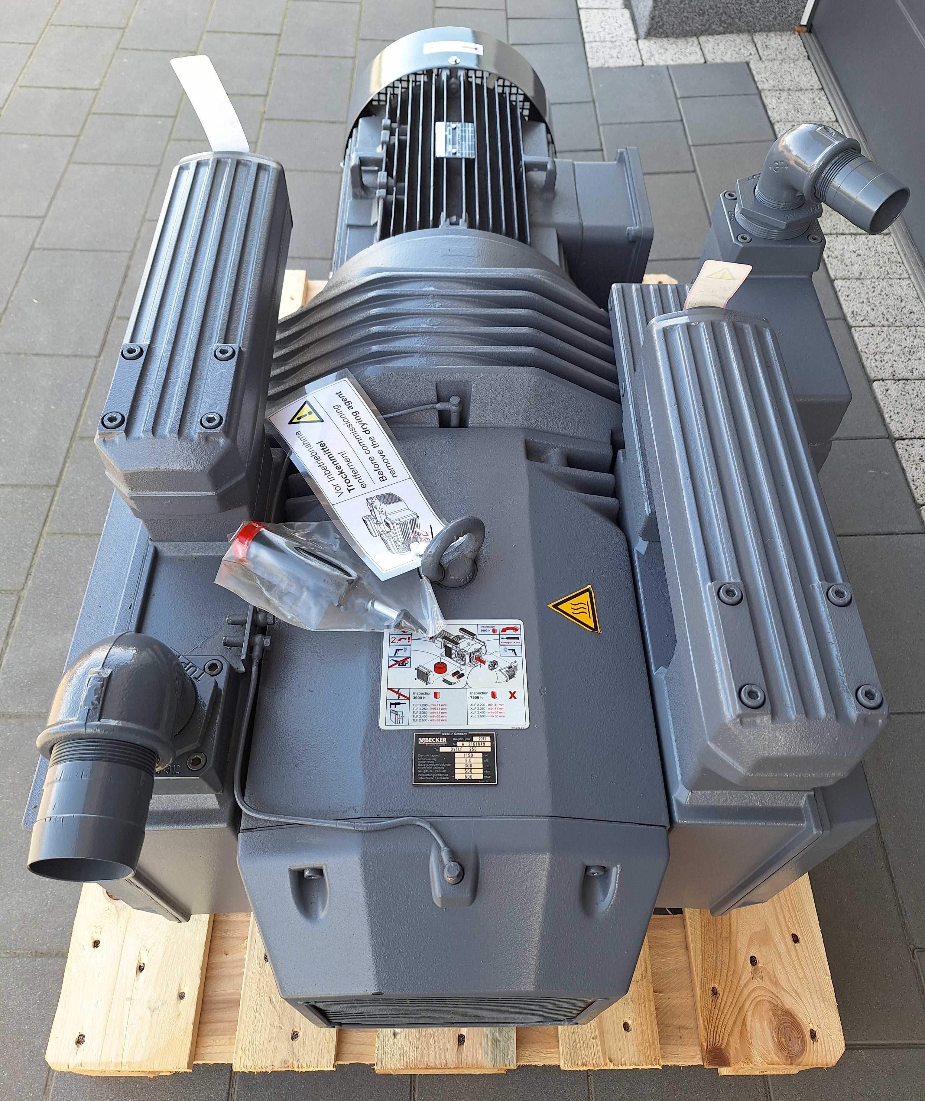 Pompa Próżniowa Becker Bezolejowa Łopatkowa DVTLF 250 Busch CNC