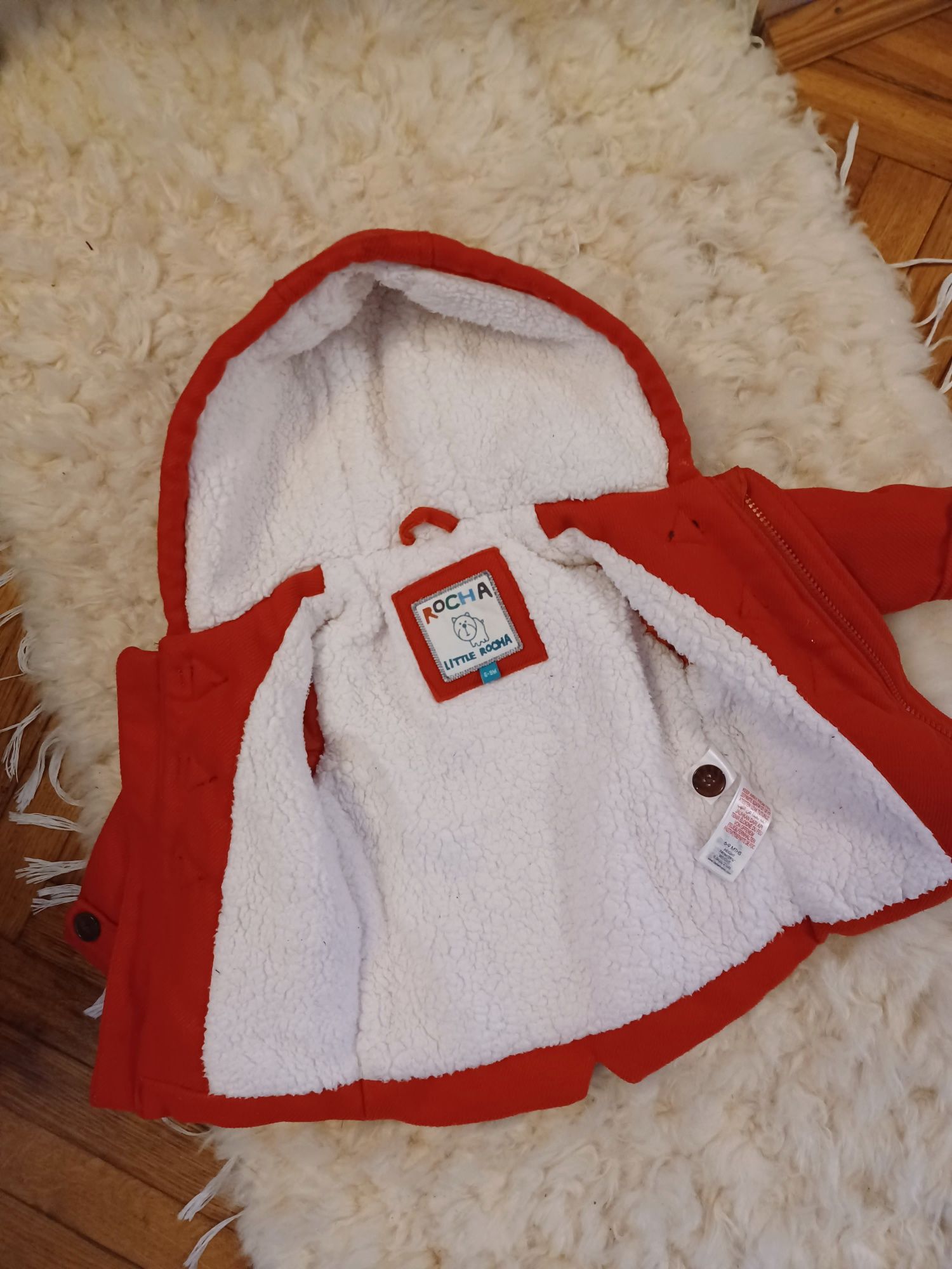 Kurtka zimowa super ciepła 6-9m