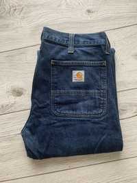 Jeansy z kolekcji Carhartt WIP w fasonie straight z regularną talią