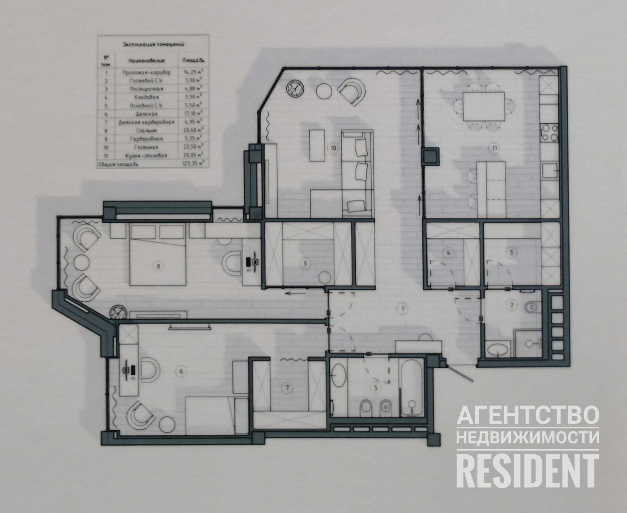 е-Оселя  Рыбинский 120 м2 Comfort City. Грани Гагарина Дафи К-12