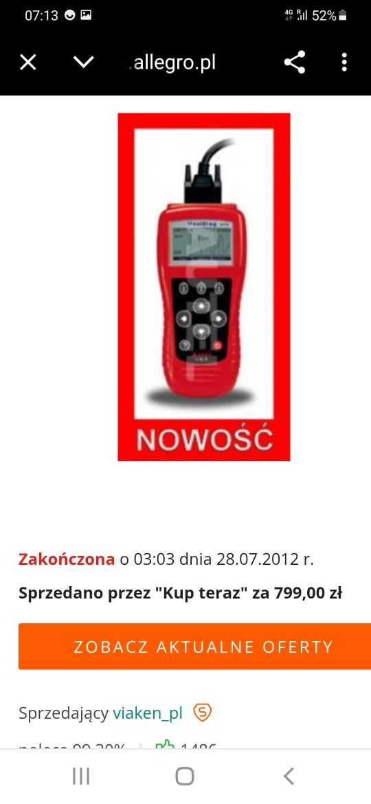 Sprzedam sprzęt do diagnozy