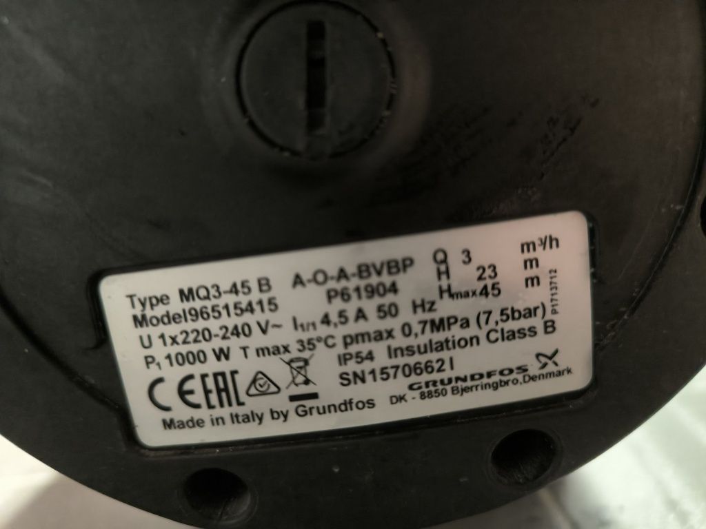 Pompa hydroforowa Grundfos MQ3-45B