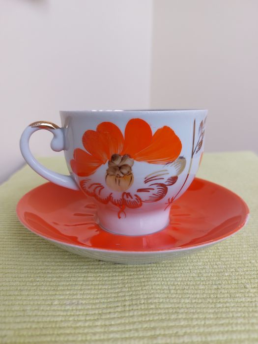 Чашка сервіз сервиз маки Баранівка Барановка фарфор СССР"
