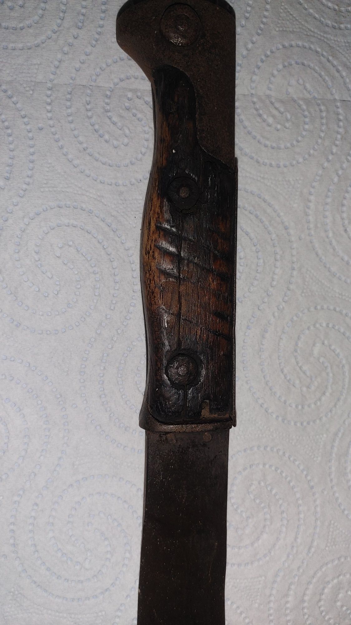 Stary nóż z napisem ,, Mauser "