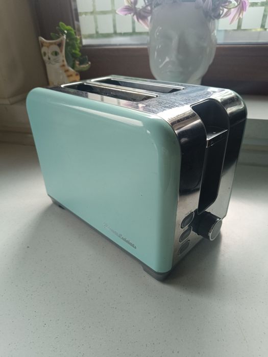 Toster Vintage Cuisine, 780-930 W, z funkcją rozmrażania, miętowy
