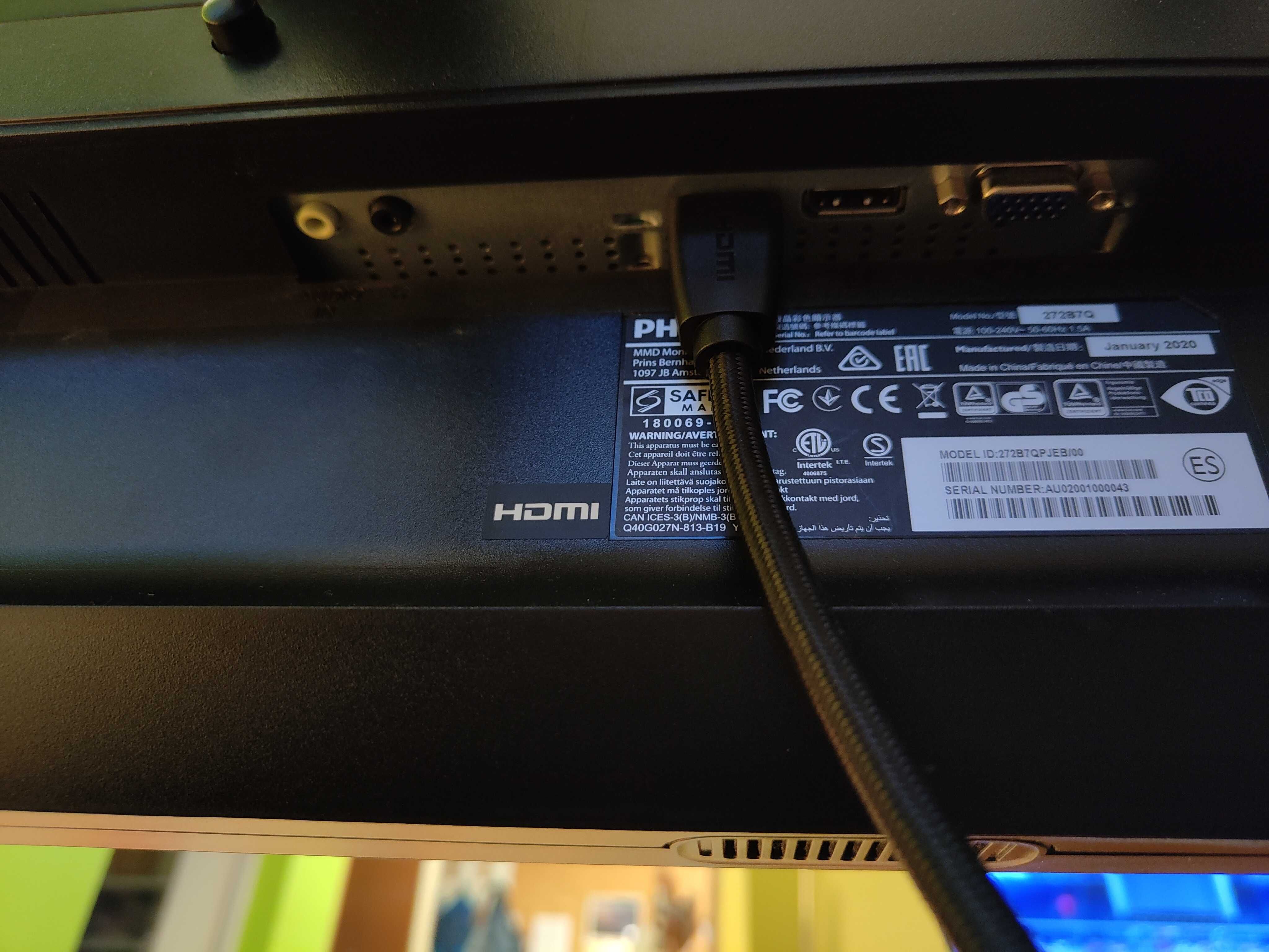 Monitor Philips 27 cali 1440p
