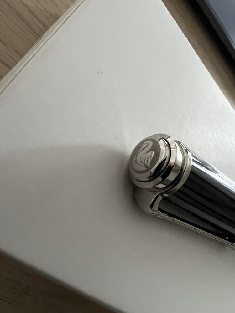 Długopis Pelikan Souveran K805 Czarno-Szaro -Srebrne