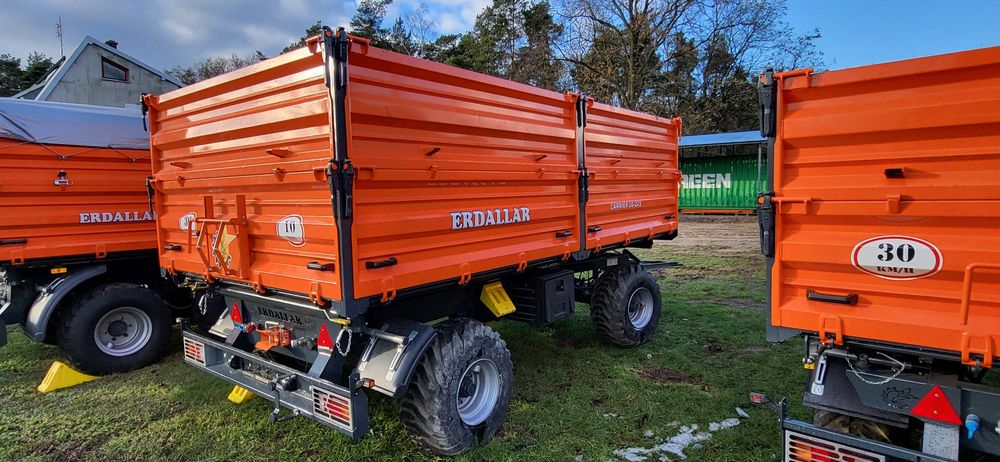 NOWA przyczepa rolnicza dwuosiowa wywrotka trójstronna 10ton oryginał