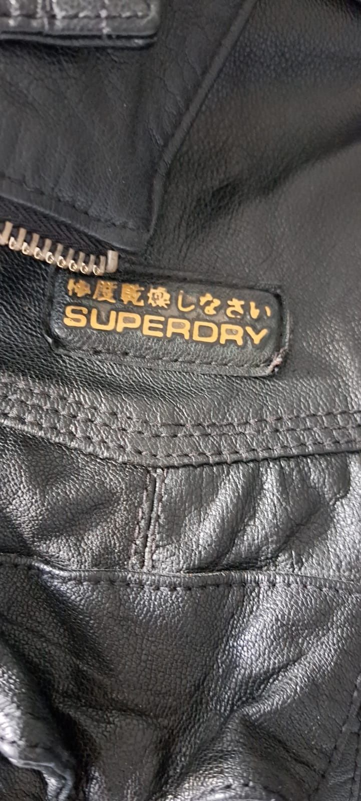 Kurtka skórzana Superdry