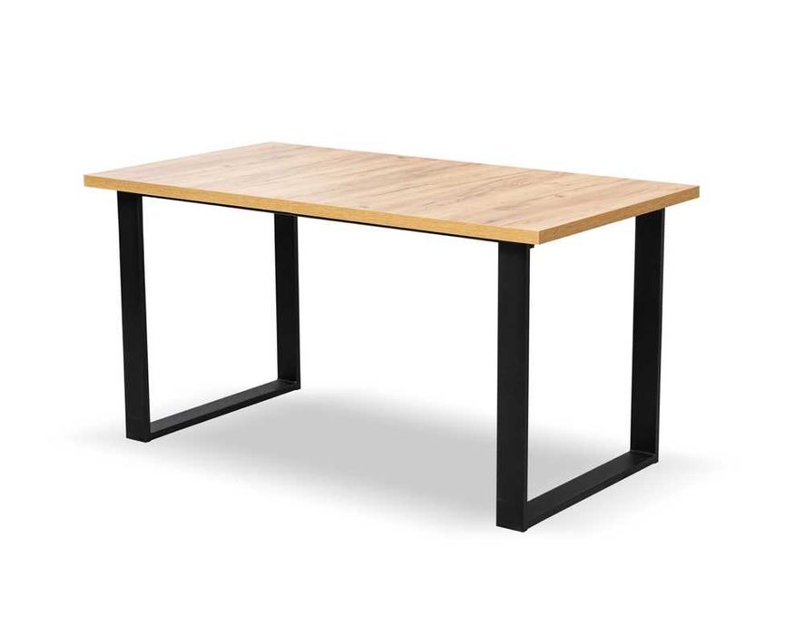 Stół Loft Industrialny Rozkładany! SZYBKA DOSTAWA! Kraft Złoty/Lefkas