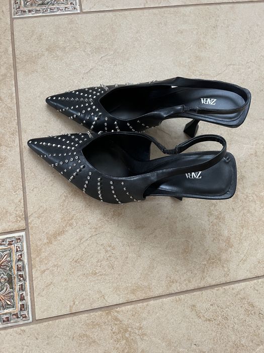 Туфлі шкіряні Zara