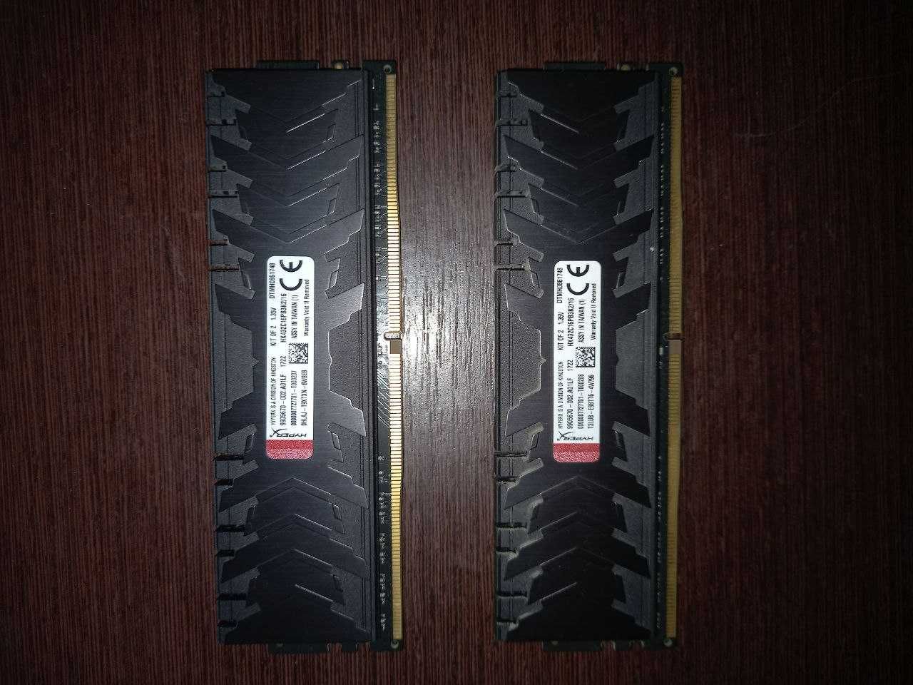 Оперативна пам’ять HyperX DDR4-3200 16384MB PC4-25600 (Kit of 2x8192)