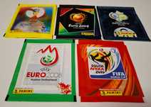 Lote de 20 saquetas de cromos fechadas Panini Europeus / Mundiais