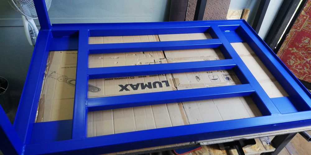 Wózek transportowy magazynowy platformowy 125x80 cm /  700 kg