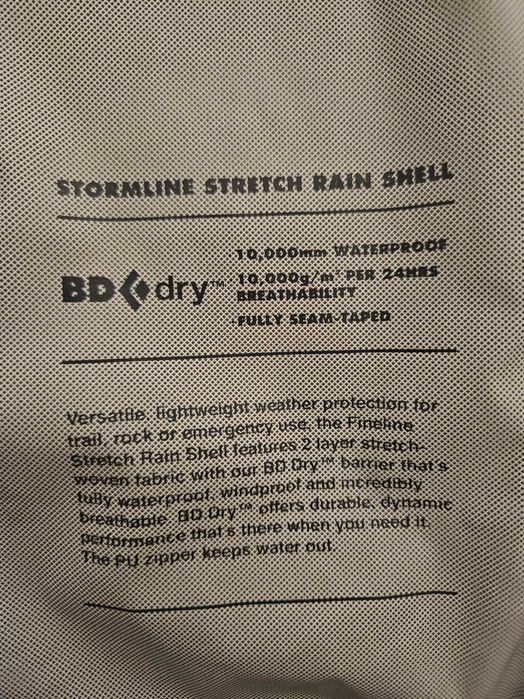 Kurtka Black Diamond StormLine Stretch Rain Shell -- czarna