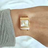 Damski złoty zegarek złoto retro