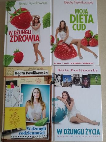 Beata Pawlikowska, zestaw 4 książek, "W dżungli ... "