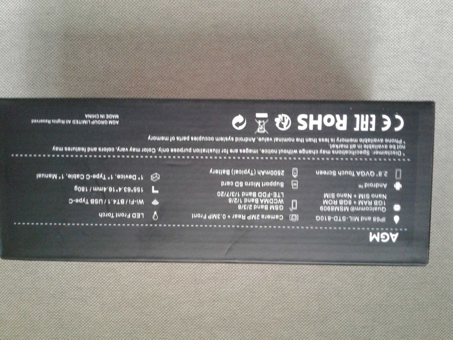Smartphone Telemóvel Anti-Choque Agm M5