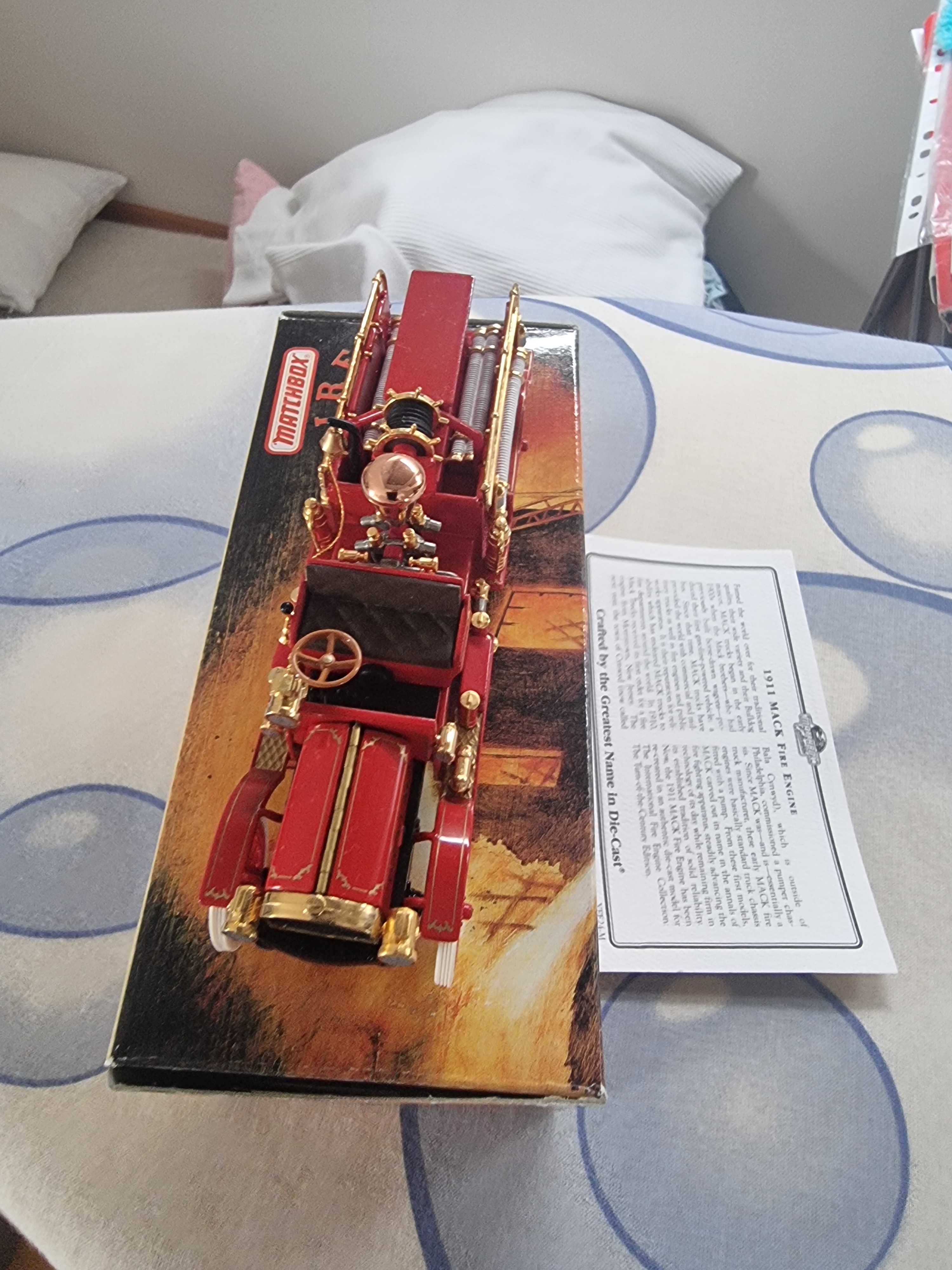 Matchbox models of yesteryear limited fire engine collection