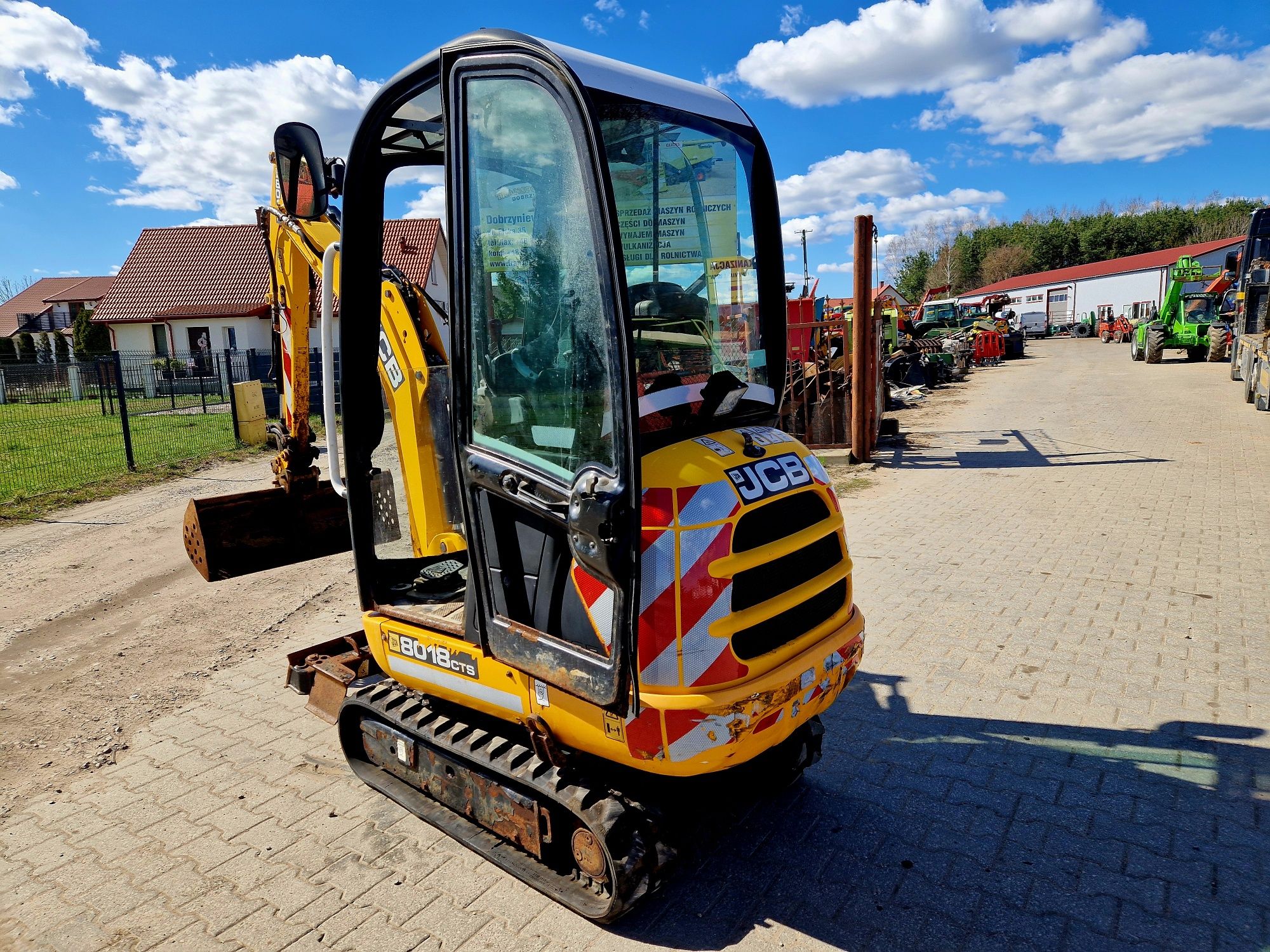 Jcb 8018 CTS 1400mth 2017r 3 łyżki +Młot Mini koparka Kubota
