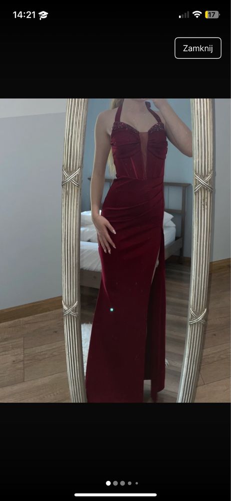 Sukienka elegancka wieczorowa