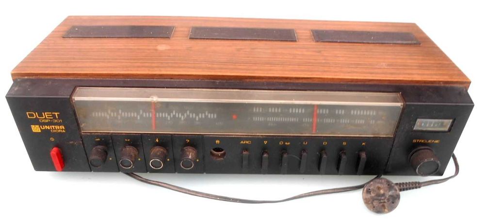 Radio- amplituner DUET DSP 301, unikat, oryginał 1979, uszkodzony