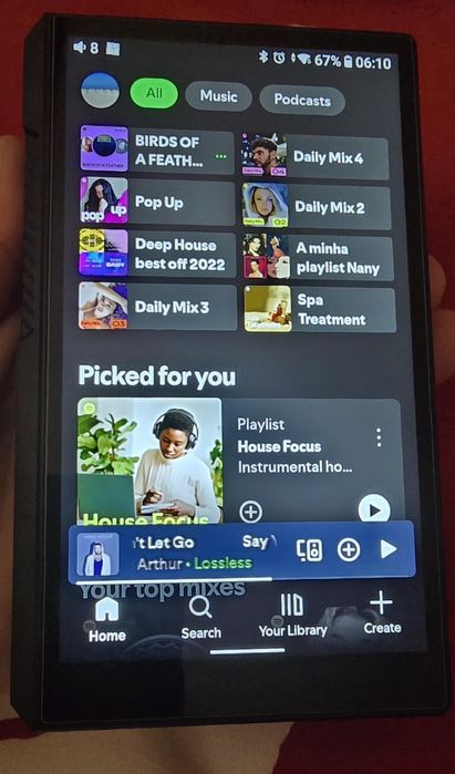 FIIO M11S Leitor Portátil de Áudio de Alta Resolução (Dap)