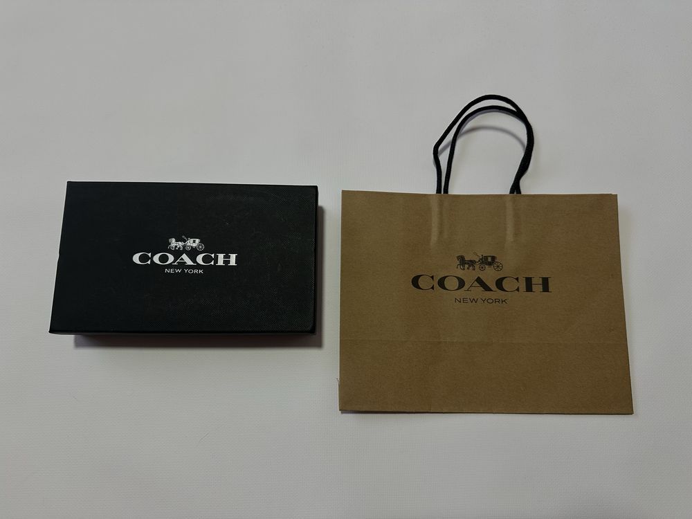 Чоловічий набір від Coach подарунковий набір ремінь та гаманець коач