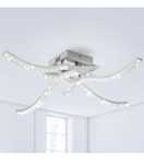 Lampa sufitowa kryształowa LED Zewanny, 32 W