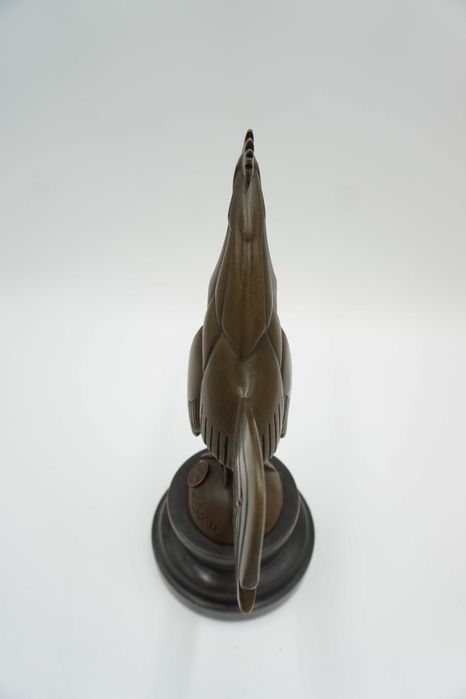 FIGURA Z BRĄZU kogut – art deco