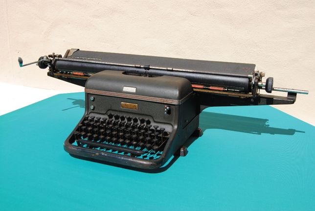 Máquina de Escrever Antiga HALDA Vintage made in Sweden 40´s