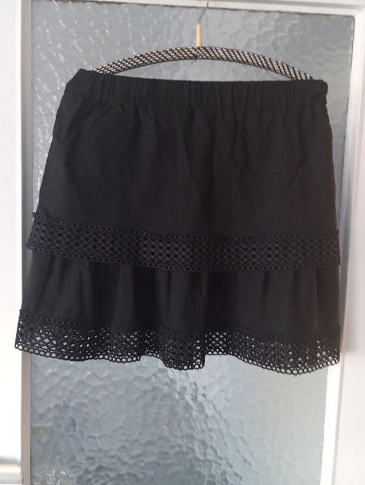 Spódniczka mini, damska , czarna