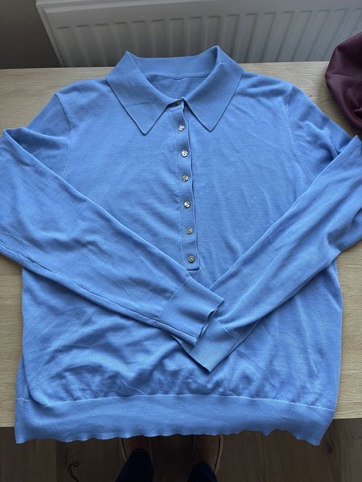 Голуба кофта поло, розмір с