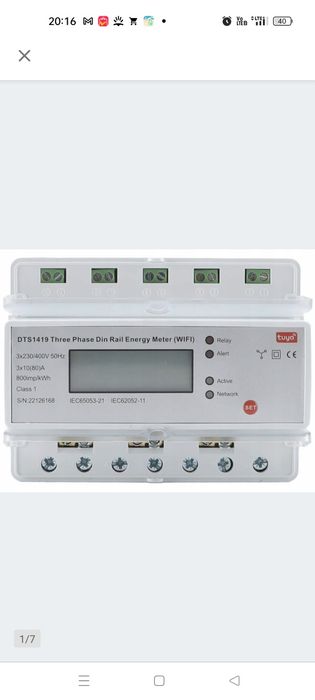 Licznik, Miernik Energii dwukierunkowy Tuya