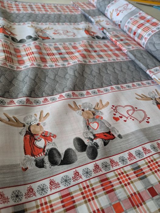 Новорічна тканина. Постільна білизна. Індивідуальне пошиття